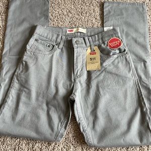 Boys’ Levi’s 511 Slip Grey Pant
